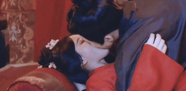 Cảnh động phòng không thành của cặp đôi chính trong Khom lưng.