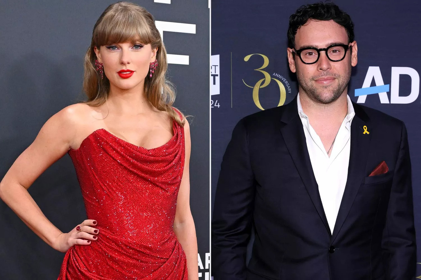 Mối thù giữa Taylor Swift và Scooter Braun tốn nhiều giấy, mực của truyền thông thế giới. Ảnh: Getty Images.