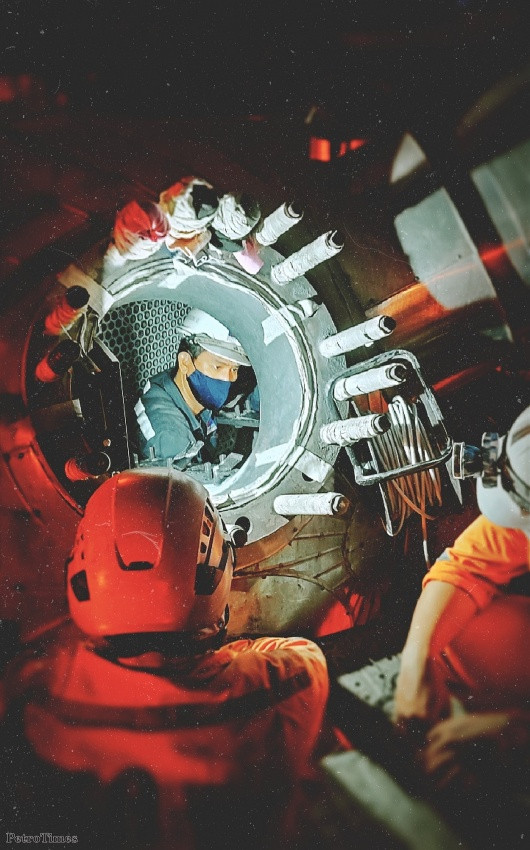 Công tác bảo dưỡng tổng thể Nhà máy Đạm Phú Mỹ.