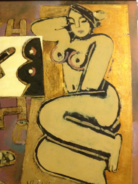 Một tác phẩm của họa sỹ Kim Thái