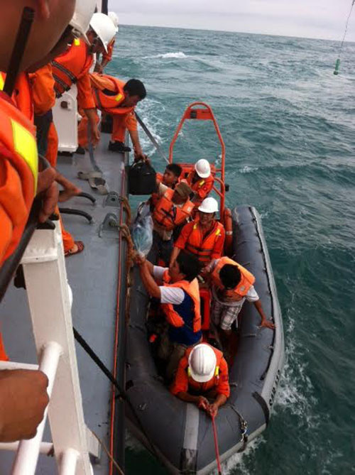 Giải cứu thành công tàu chở gần nghìn tấn quặng sắp chìm ảnh 2