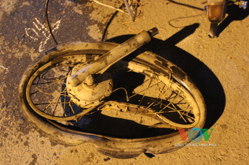 Phần vành xe bị cong veo