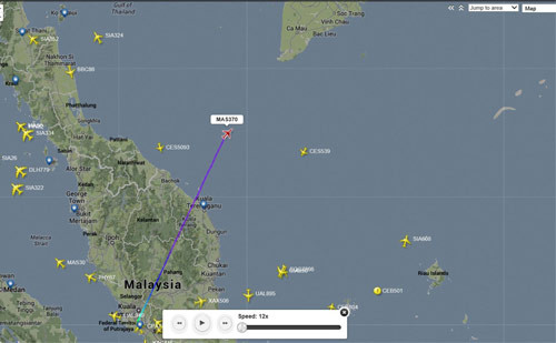 Hành trình tìm kiếm máy bay Boeing mất tích ngày 8/3 ảnh 10