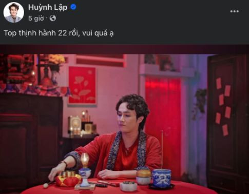 Huỳnh Lập chia sẻ niềm vui với khán giả khi Một nén nhang mùa mới được đón nhận.