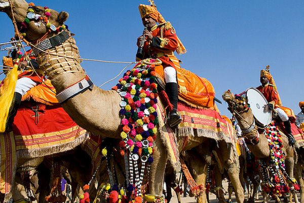 Lễ hội sa mạc ở Jaisalmer, Ấn Độ.