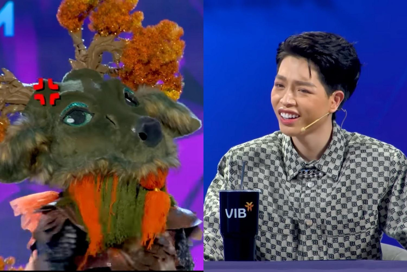 Dù khách mời có là ai thì Hươu Thần vẫn sẵn sàng &quot;tung thính&quot;.