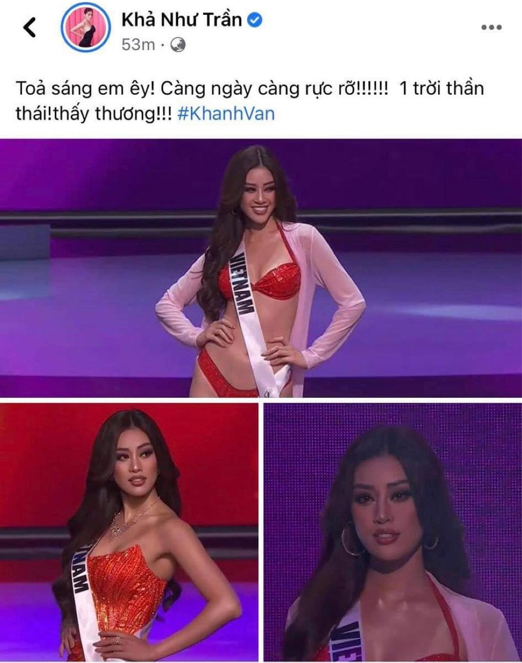 Orange, Khả Như phấn khích tột độ trước "một trời thần thái" của đại diện Việt Nam. Orange, Khả Như phấn khích tột độ trước "một trời thần thái" của đại diện Việt Nam.