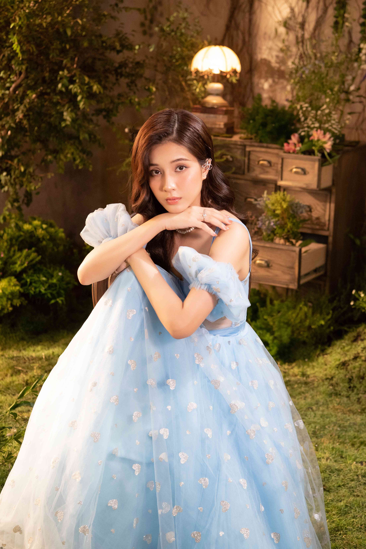 Nhan sắc &quot;hack tuổi&quot; của &quot;mẹ một con&quot; Thiên An khiến khán giả bất ngờ.