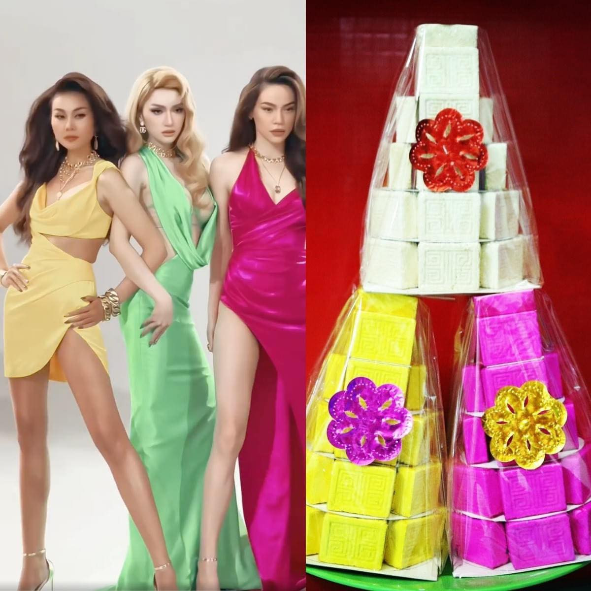 Netizen nhận xét cực &quot;nhây&quot;: &quot;Nhìn hao hao... mâm bánh in các bác ạ!&quot;