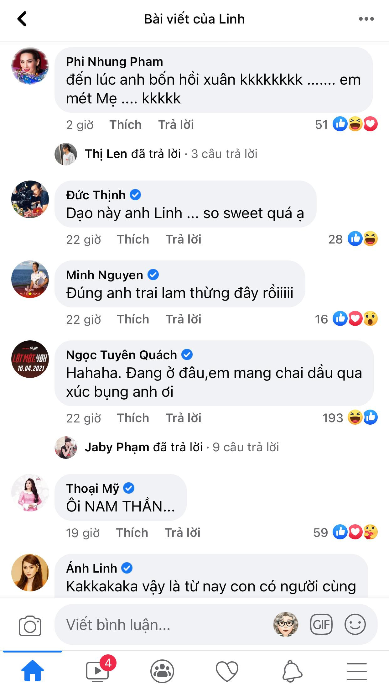 Đông đảo nghệ sĩ thể hiện sự thích thú trước tạo hình mới cực bảnh bao của nam danh hài. Đông đảo nghệ sĩ thể hiện sự thích thú trước tạo hình mới cực bảnh bao của nam danh hài.