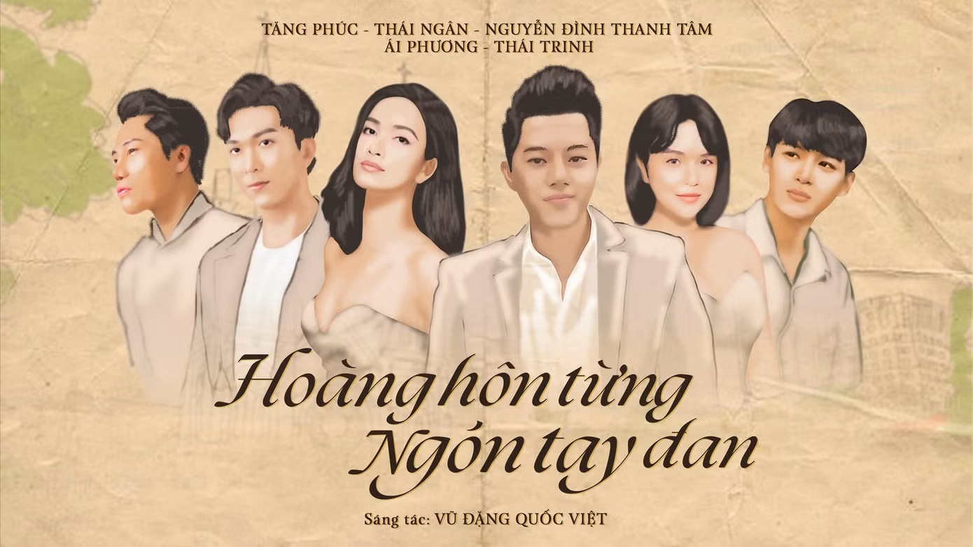 Hoàng Hôn Từng Ngón Tay Đan là album gồm những bản tình ca nồng nàn qua sự thể hiện của các ca sĩ trẻ nổi bật: Tăng Phúc, Thái Trinh, Thái Ngân, Ái Phương và Nguyễn Đình Thanh Tâm.