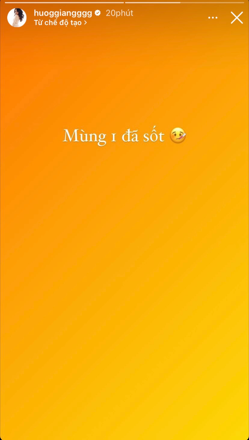 Hoa hậu Hương Giang bất ngờ bị ốm ngay ngày đầu năm mới.