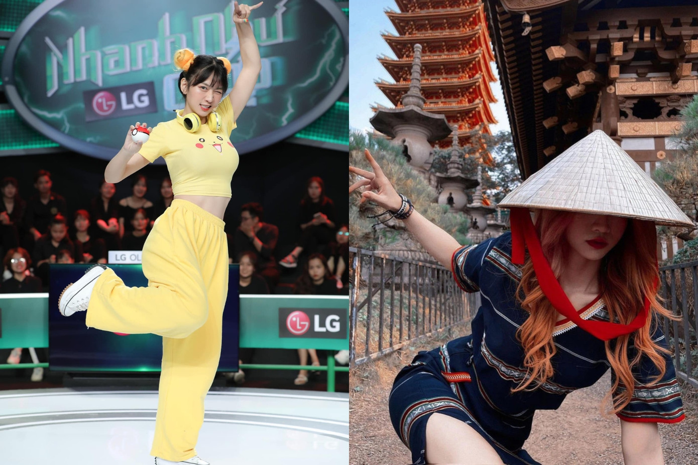 Những hình ảnh từng gây tranh cãi dữ dội của Lê Bống trong quá khứ.