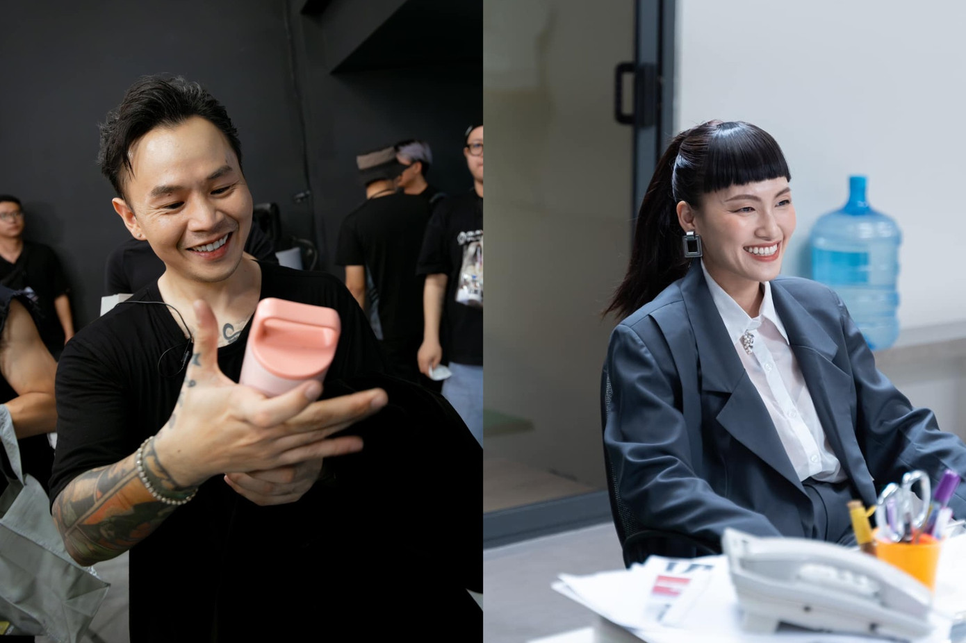 Binz và Nguyên Hà đều là những người "hướng nội nhưng quậy ngầm" trong mắt khán giả. Binz và Nguyên Hà đều là những người "hướng nội nhưng quậy ngầm" trong mắt khán giả.