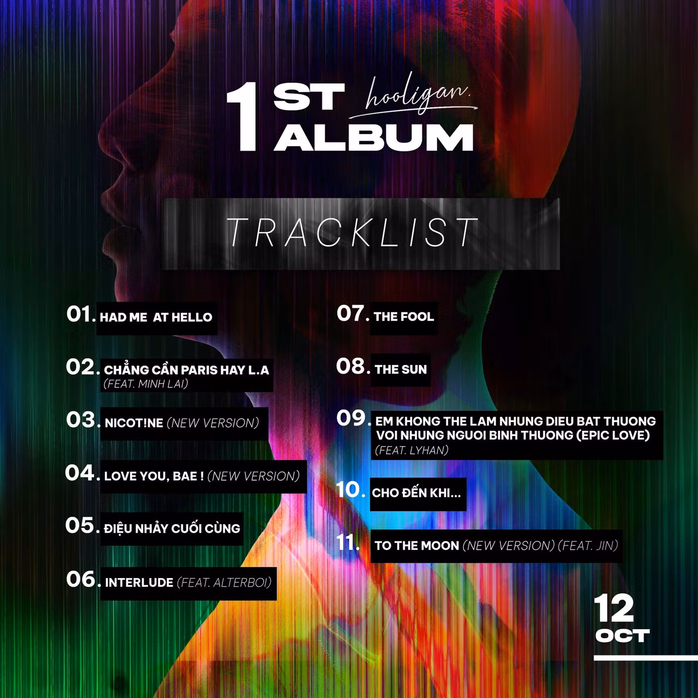 Tracklist của album EPIC. Tracklist của album EPIC.