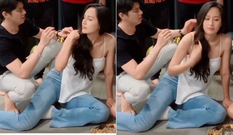 Cả hai từng nhiều lần bị "soi" có hành động quan tâm, chăm sóc nhau cực tình cảm. Cả hai từng nhiều lần bị "soi" có hành động quan tâm, chăm sóc nhau cực tình cảm.