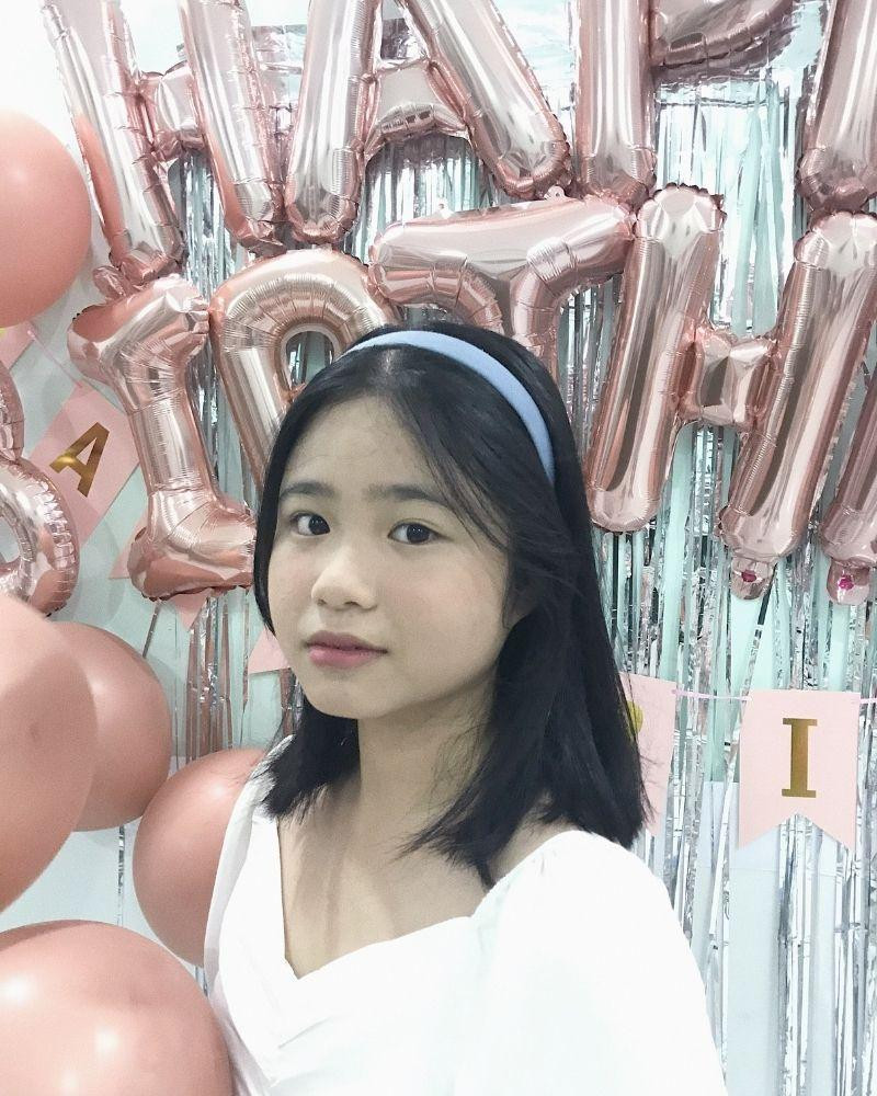 Bạn Trúc Phương, học sinh trường THPT Bùi Thị Xuân, Quận 1. Ảnh: NVCC