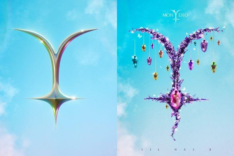 Bìa gốc của album Montero và bản remade của Đinh Thiên Phú.