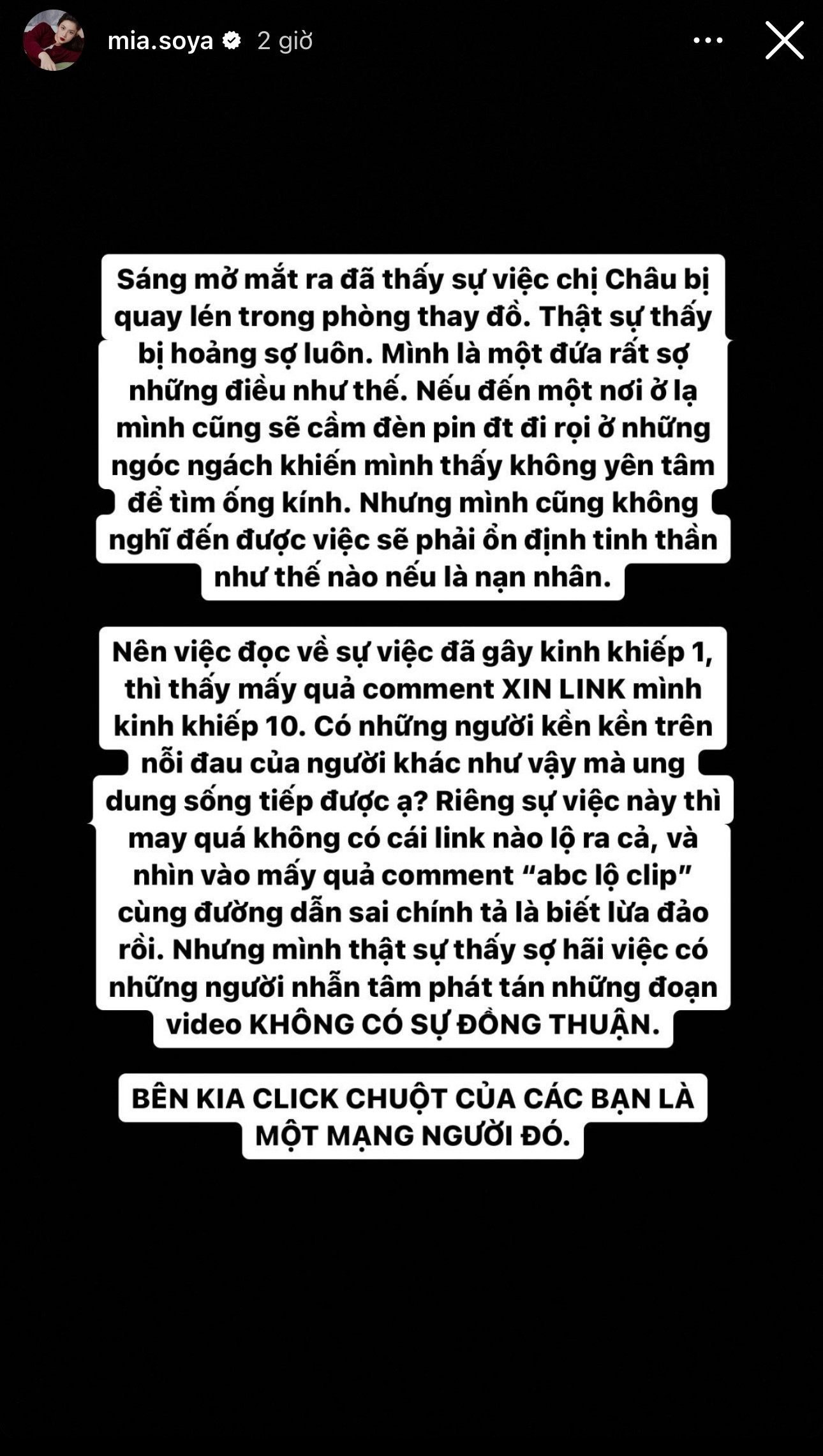 Nguyễn Lâm Thảo Tâm thẳng thắn lên án hành vi "xin link" sau sự cố của Châu Bùi. Nguyễn Lâm Thảo Tâm thẳng thắn lên án hành vi "xin link" sau sự cố của Châu Bùi.