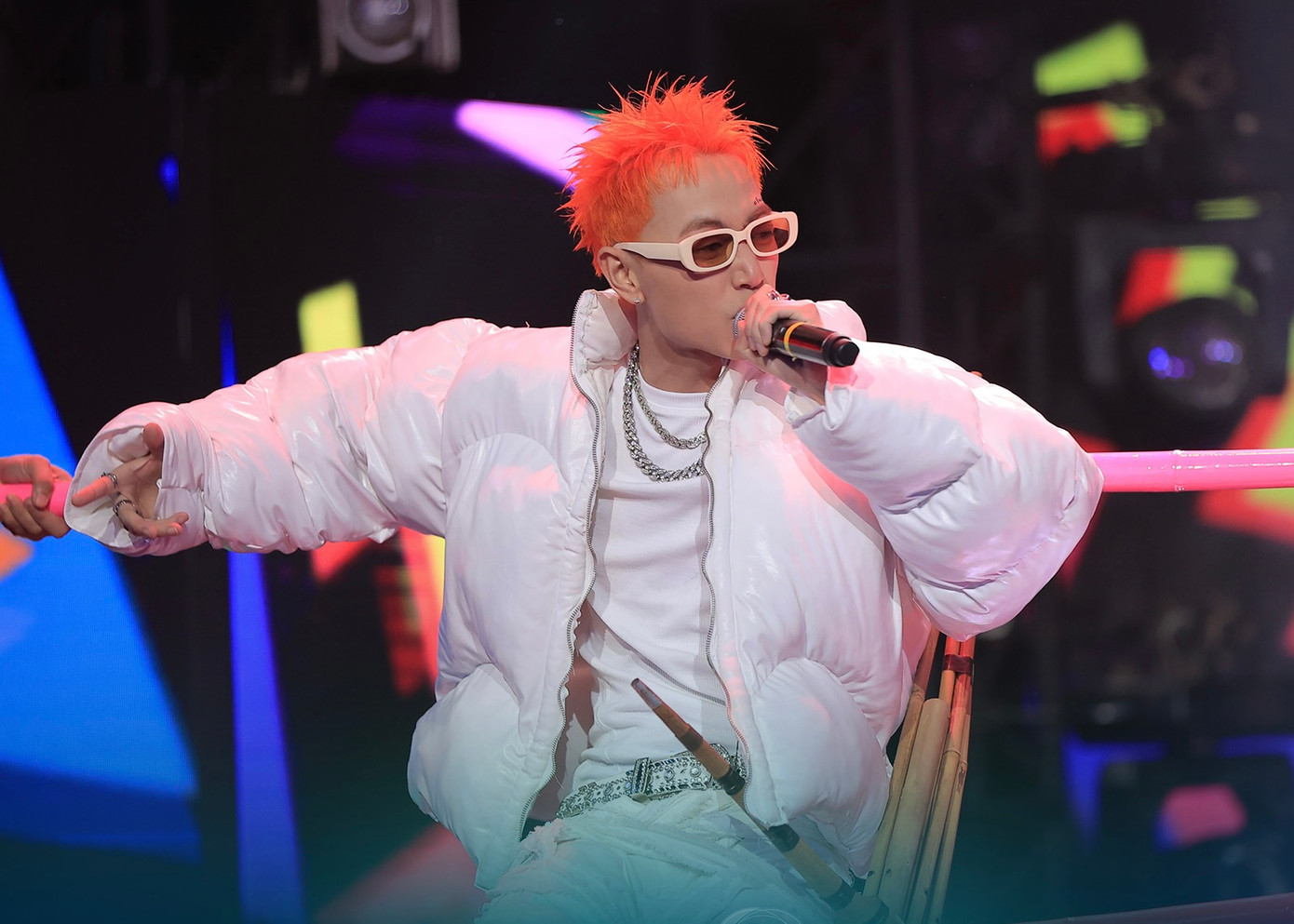 Double 2T ngày càng tự tin, bản lĩnh qua từng vòng thi. - Ảnh: BTC