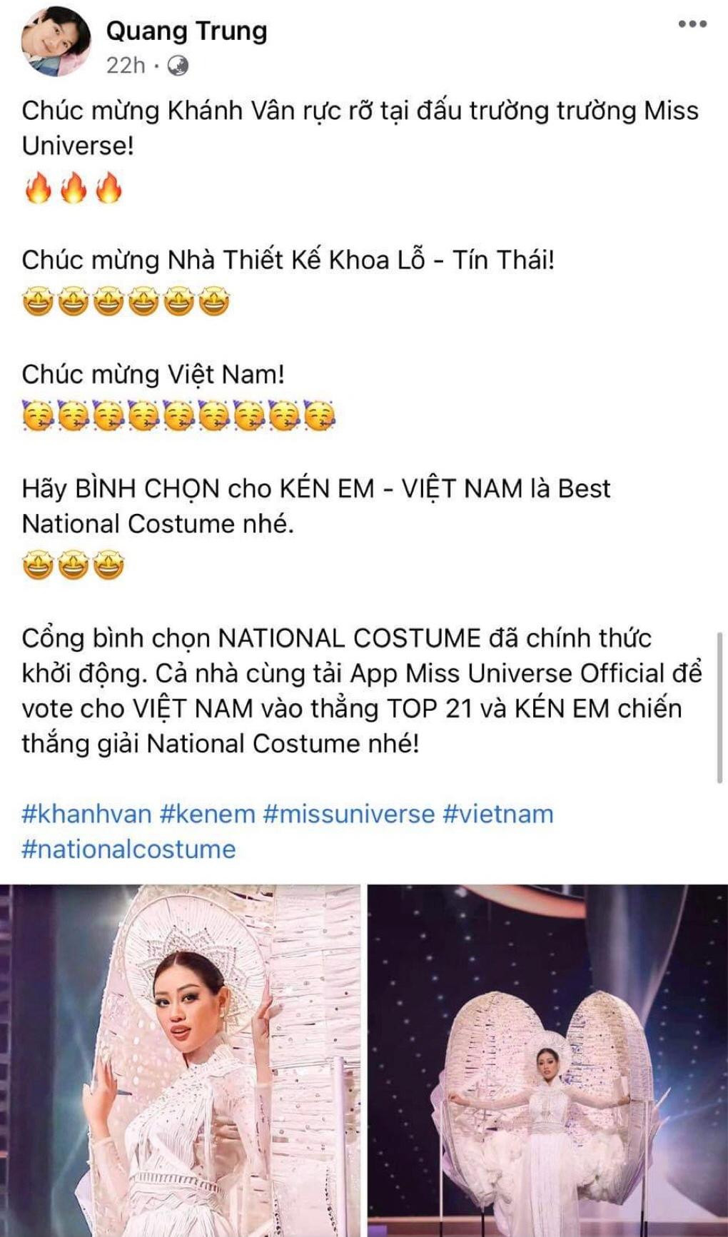 Loạt sao Việt "vỡ òa" cảm xúc trước màn trình diễn của Khánh Vân Loạt sao Việt "vỡ òa" cảm xúc trước màn trình diễn của Khánh Vân