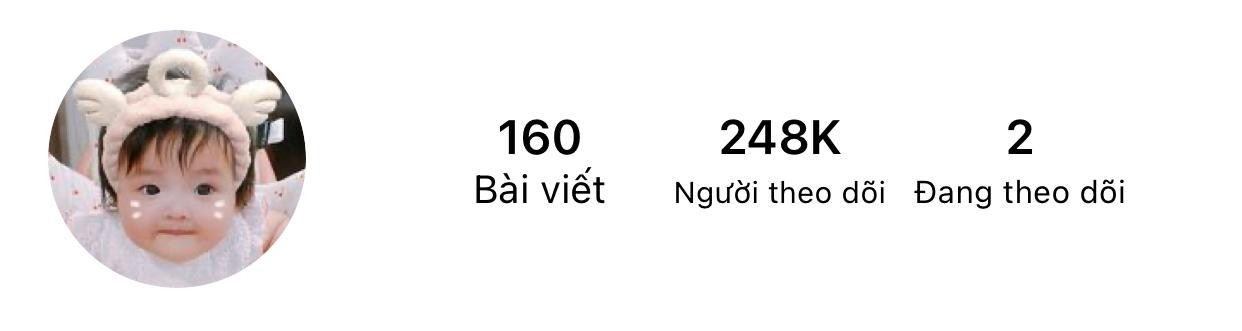 Tài khoản Instagram của Winnie đạt gần 250K người theo dõi chỉ sau vài tháng Tài khoản Instagram của Winnie đạt gần 250K người theo dõi chỉ sau vài tháng