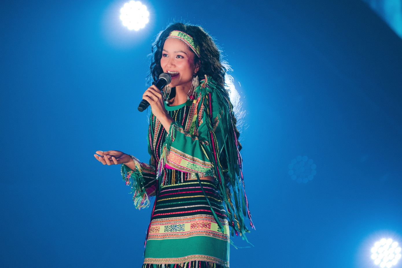 Phần chào sân của nàng hậu tạo được ấn tượng tốt, nhưng về sau lại đuối sức. Phần chào sân của nàng hậu tạo được ấn tượng tốt, nhưng về sau lại đuối sức.