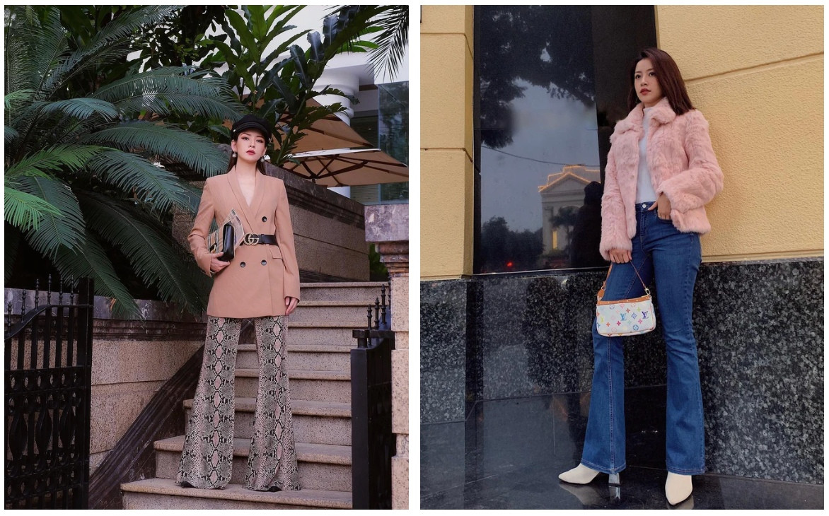 Gu thời trang thông minh chính là phương pháp Chi Pu khắc phục hạn chế về chiều cao.