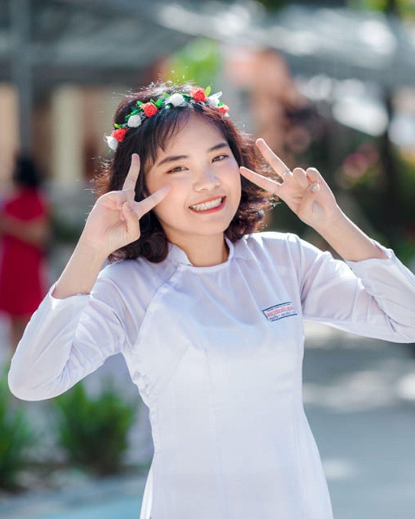 Bạn Kim Uyên chọn phương án 1. (Ảnh: NVCC) Bạn Kim Uyên chọn phương án 1. (Ảnh: NVCC)