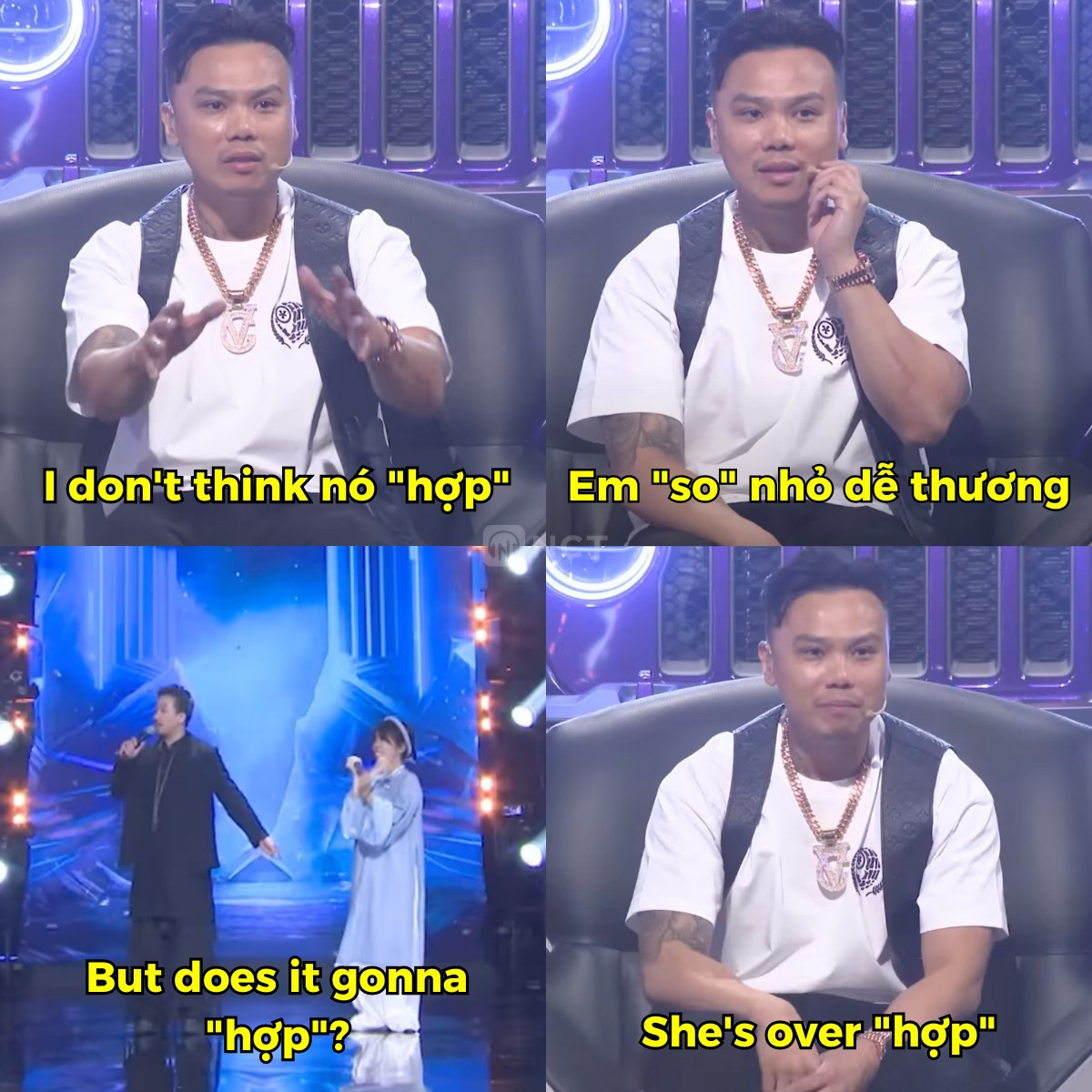 Câu nói &quot;you don&apos;t hợp with me&quot; của Thái VG đang trở thành meme được giới trẻ yêu thích.