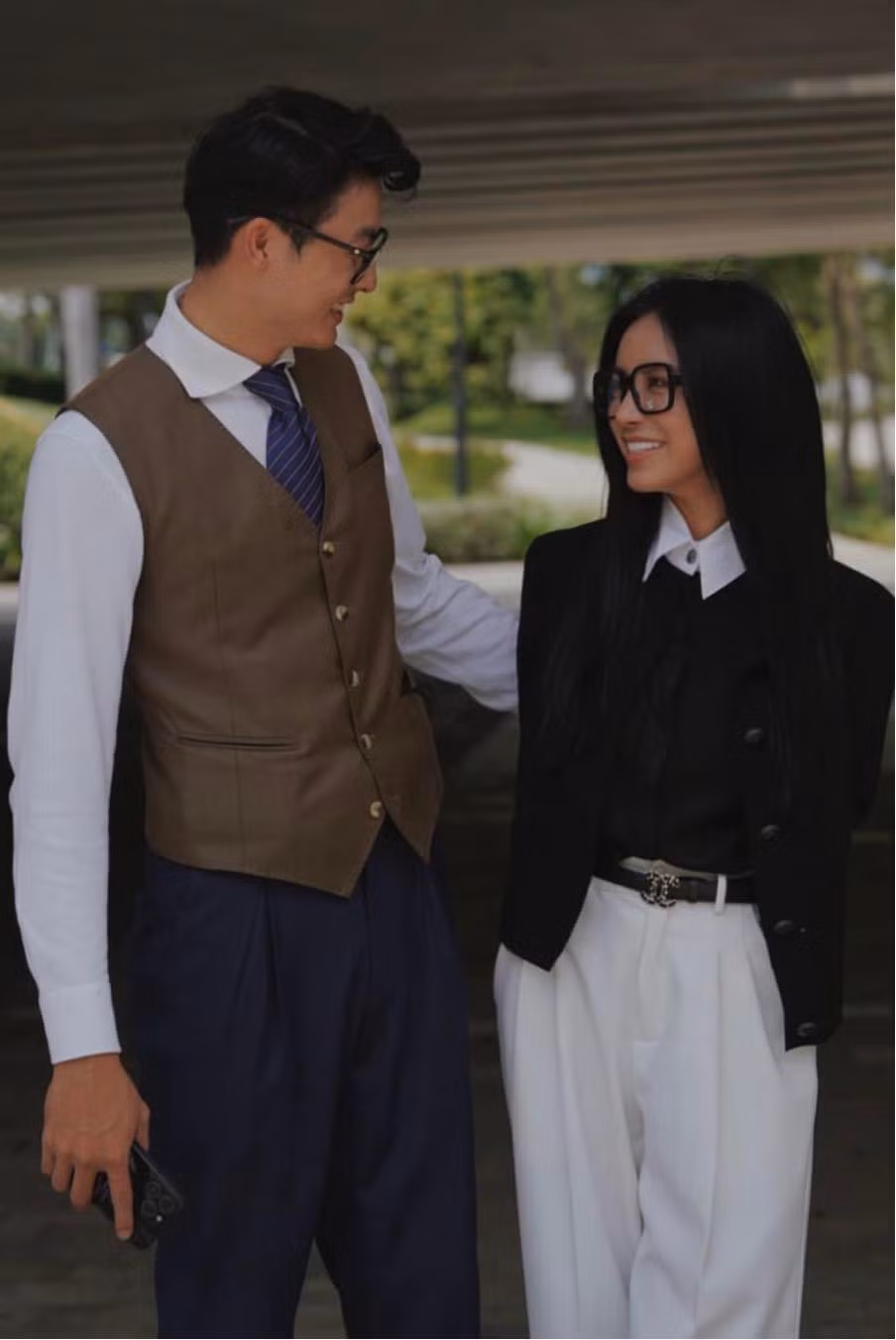 Hình ảnh cặp đôi mới Lưu Cao Phát và Trang Anna khiến cộng đồng mạng xôn xao.
