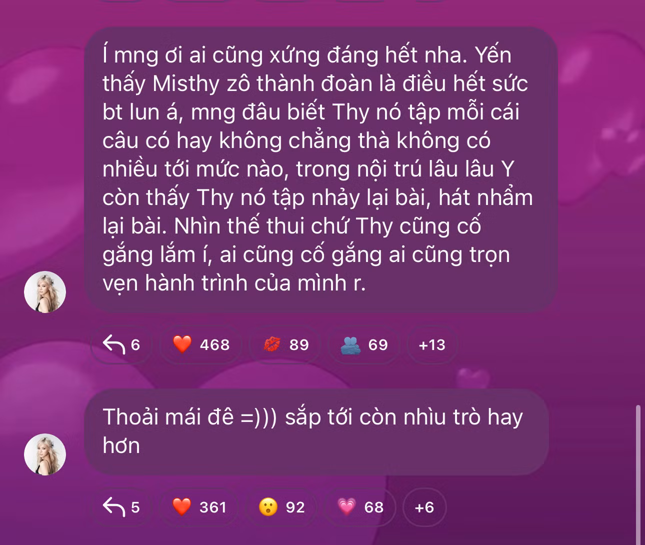Hoàng Yến Chibi lên tiếng "giải vây" cho chương trình khiến fan càng thêm thương cảm.