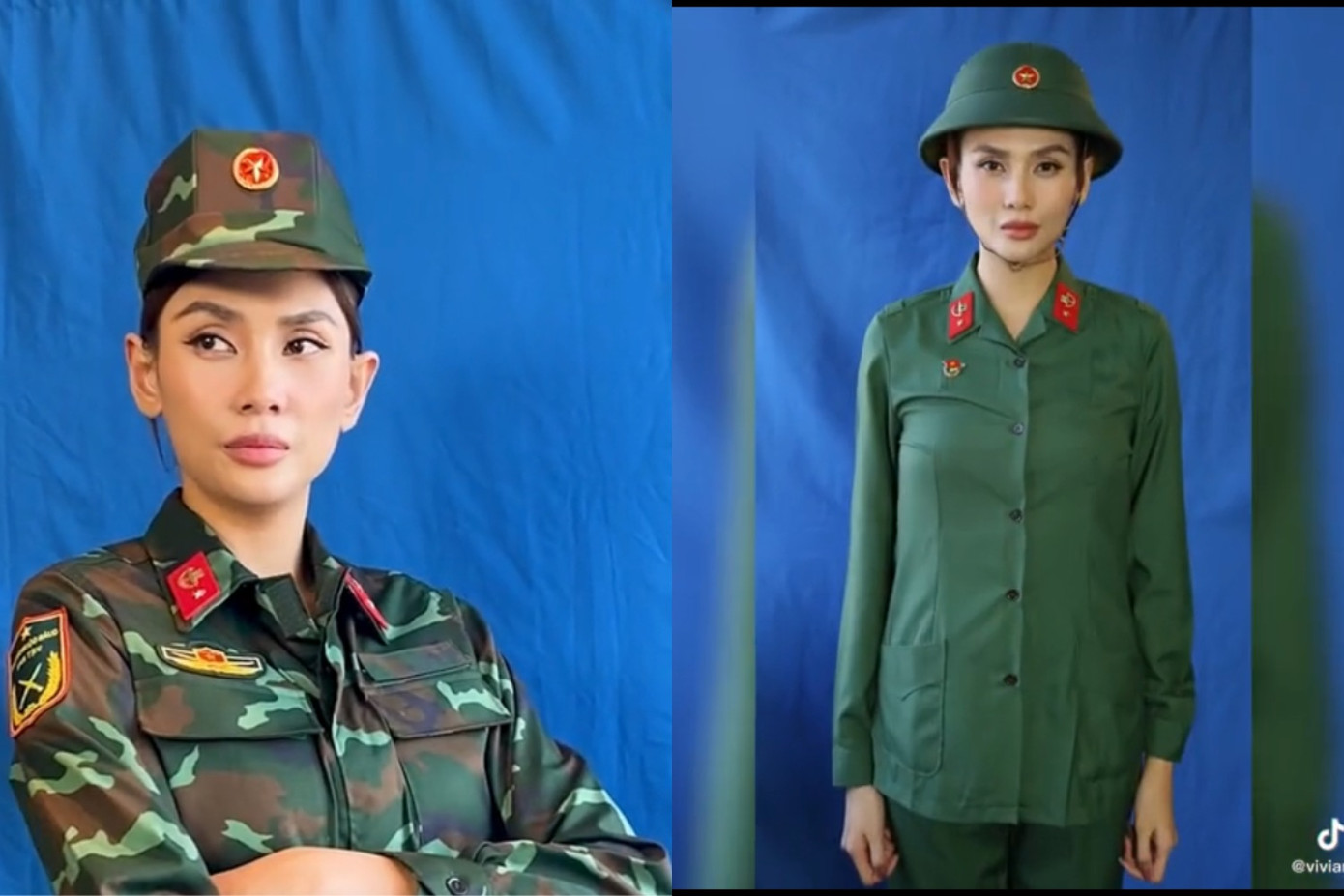 Hình ảnh của Võ Hoàng Yến trong Sao Nhập Ngũ 2023.