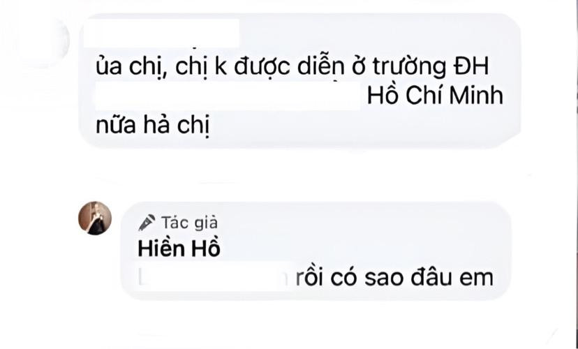 Nhiều người hâm mộ tỏ thái độ không hài lòng với cách đáp trả của Hiền Hồ.