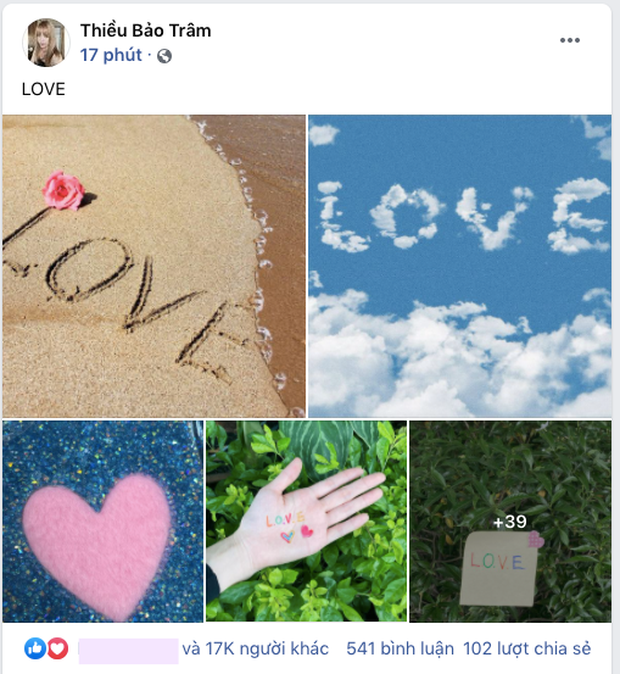 Bài đăng 43 chữ LOVE của Thiều Bảo Trâm khiến dân tình "xôn xao"