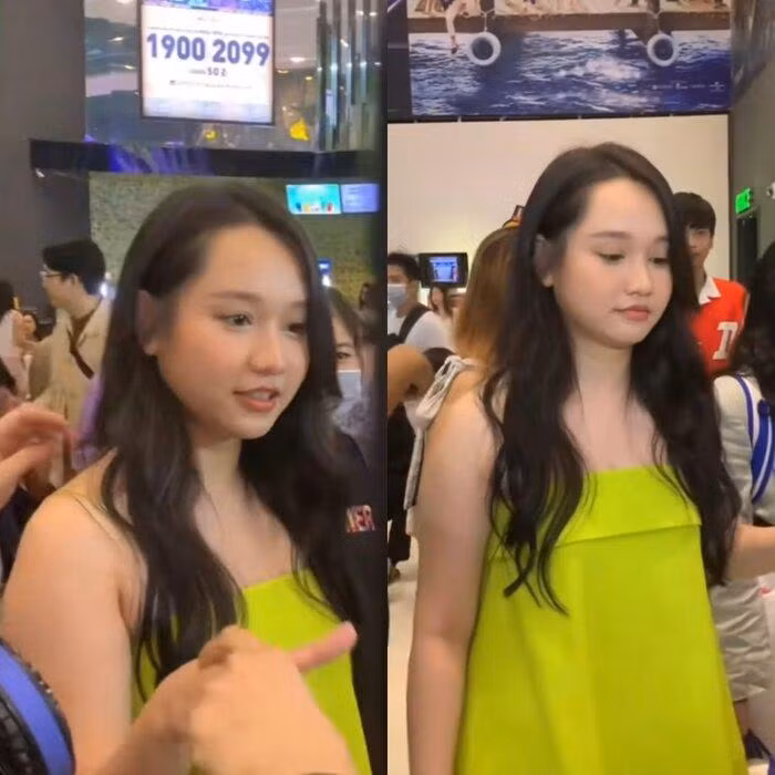 Hình ảnh của Trúc Anh trong một sự kiện khiến khiến nhiều khán giả không khỏi lo lắng.