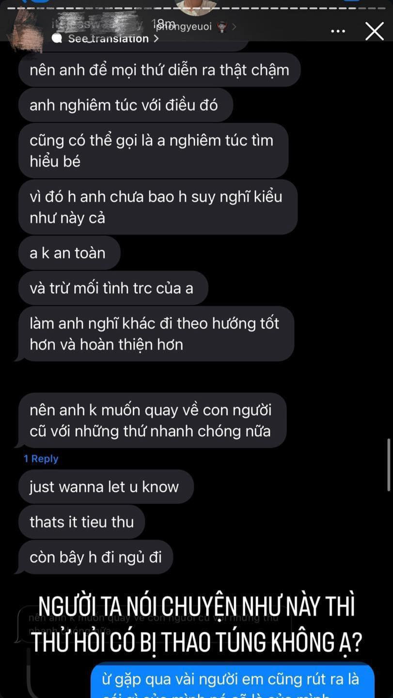 Tin nhắn được cho là giữa Obito và fangirl lan truyền trên mạng xã hội.