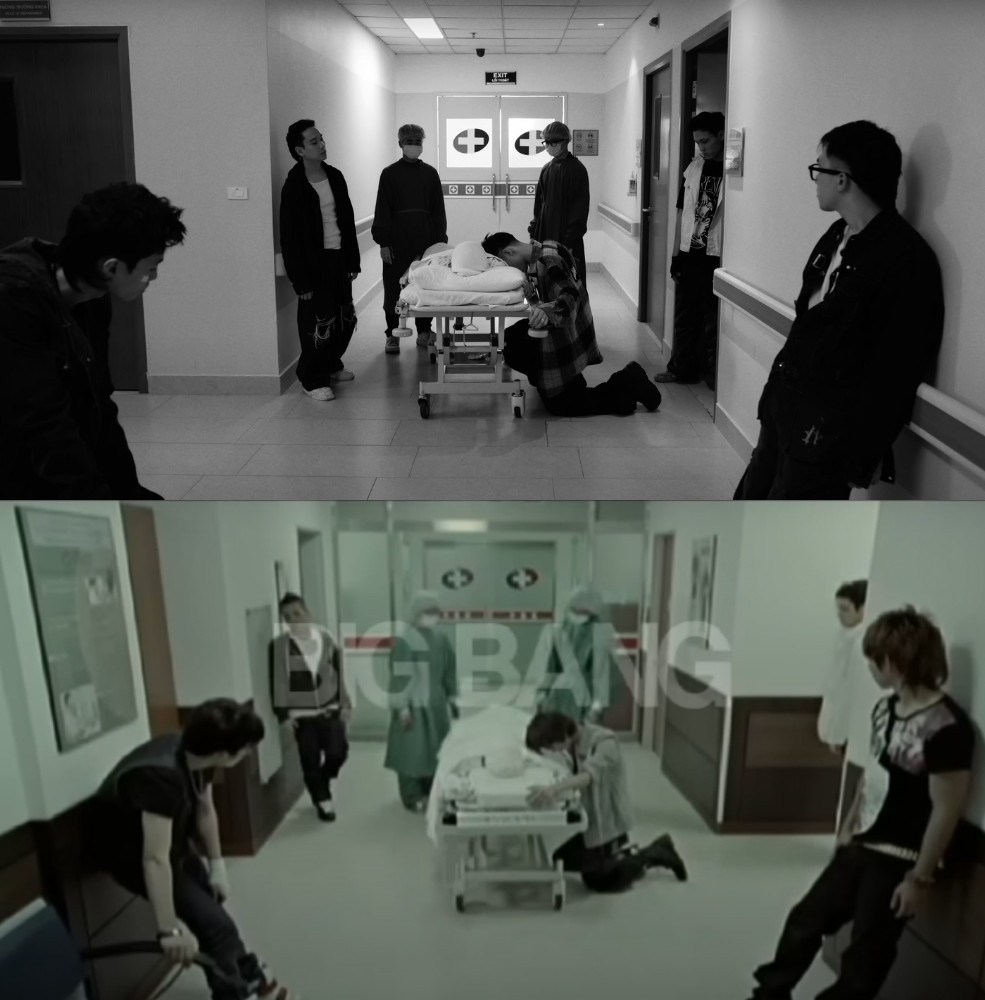 Loạt phân cảnh "iconic" trong MV Haru Haru được tái hiện trong MV Không Quan Trọng gây xôn xao mạng xã hội.