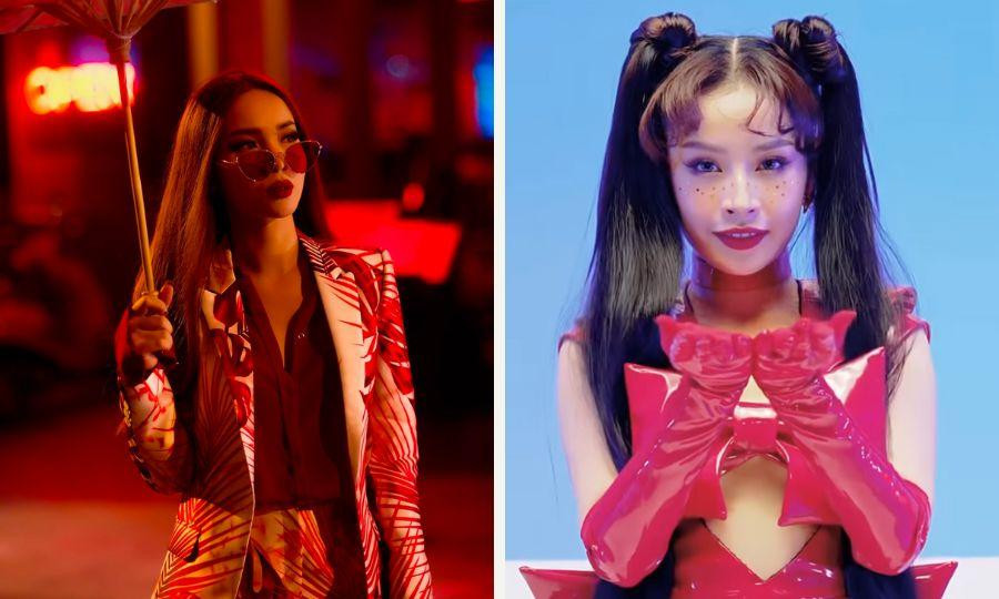 Phần eyeliner “cực bén" cùng đôi môi “đỏ mọng" của Chi Pu khiến khán giả nhớ tới Yến Trang.