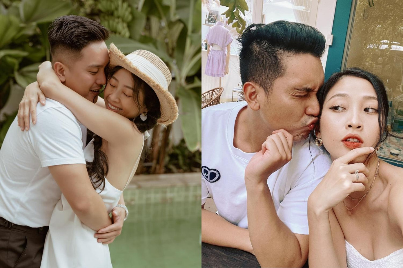 Những khoảnh khắc ngọt ngào của chuyện tình "chị - em" Liêu Hà Trinh và bạn trai. Những khoảnh khắc ngọt ngào của chuyện tình "chị - em" Liêu Hà Trinh và bạn trai.