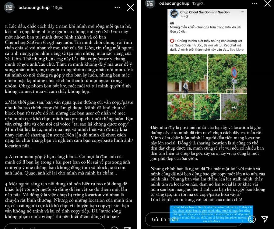 Story gây chú ý của chủ tài khoản Ở Đâu Cũng Chụp. Story gây chú ý của chủ tài khoản Ở Đâu Cũng Chụp.