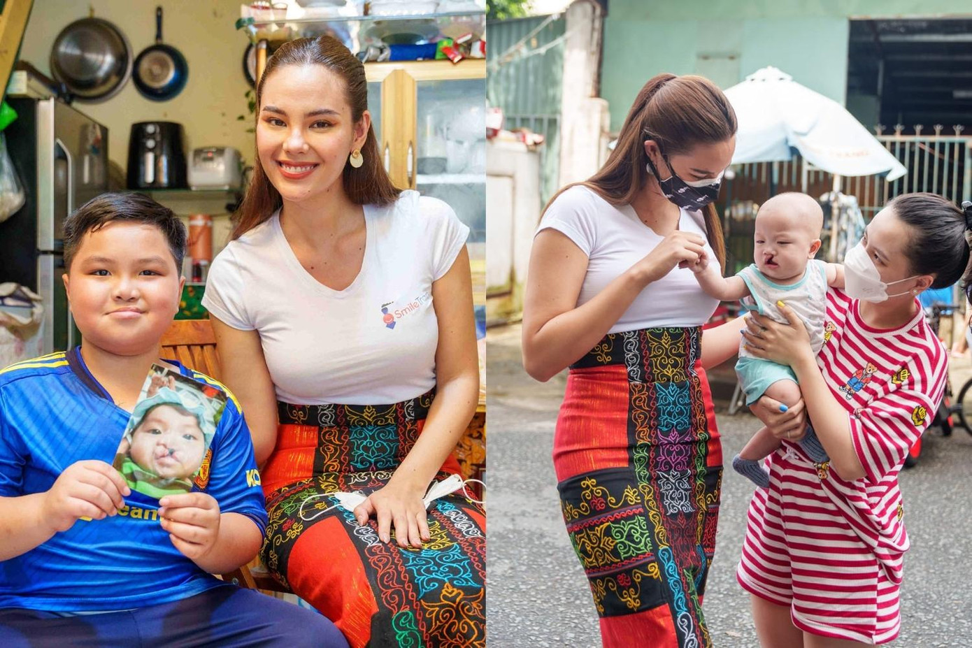 Những hình ảnh ấm áp của Catriona Gray tại Việt Nam.