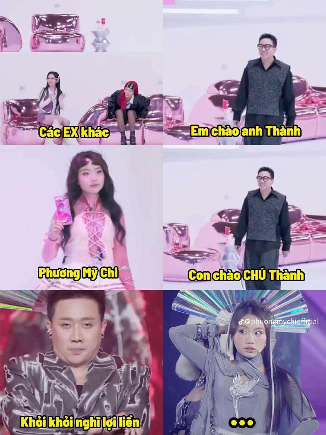 Phương Mỹ Chi là Em Xinh công khai "đụng chạm" MC Trấn Thành nhiều nhất. Phương Mỹ Chi là Em Xinh công khai "đụng chạm" MC Trấn Thành nhiều nhất.