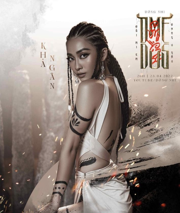 Khả Ngân hóa thân thành nữ chiến binh "xăm trổ" với thần thái sắc lạnh