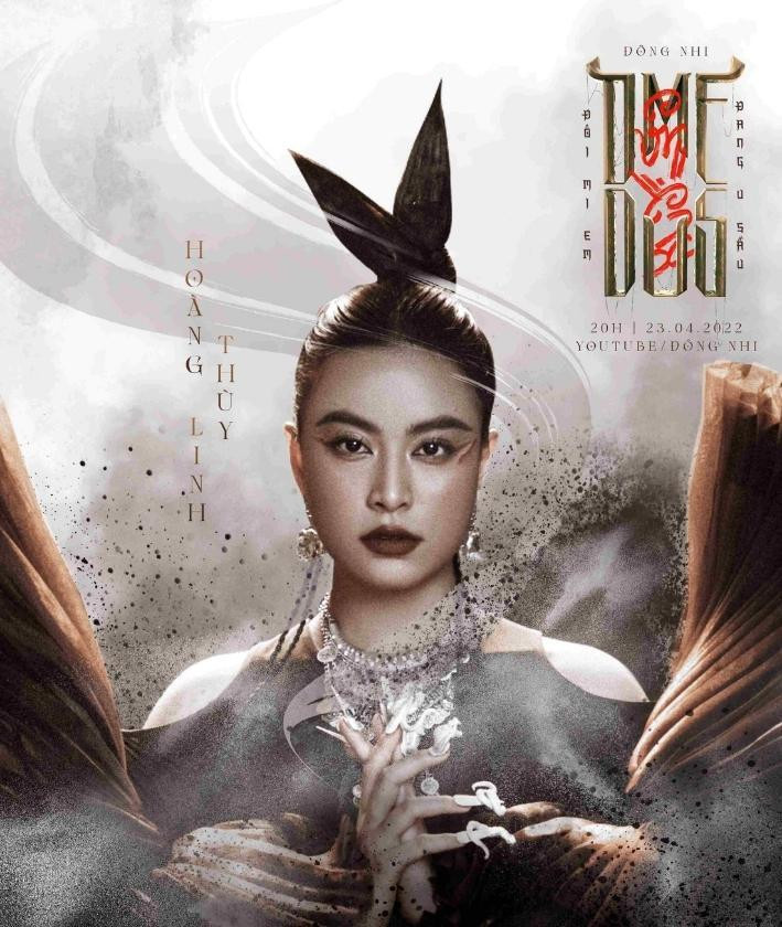 Hoàng Thuỳ Linh là nữ chiến binh tiếp theo mang sắc thái ma mị, bí ẩn