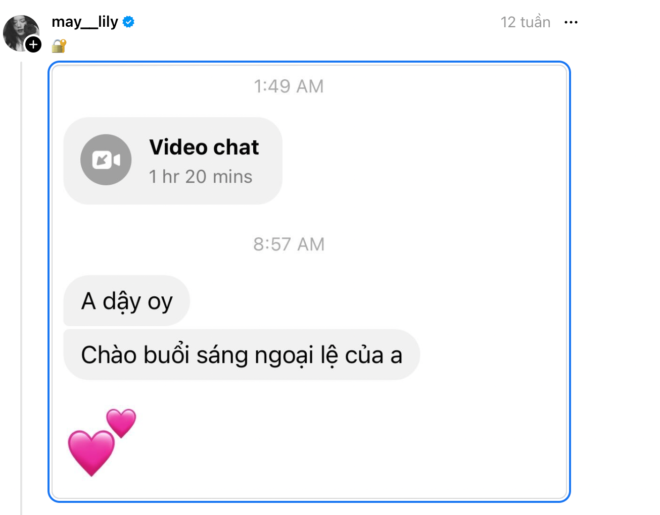 Những tin nhắn đến từ "người bí ẩn" nhưng ai-cũng-biết-là-ai. Những tin nhắn đến từ "người bí ẩn" nhưng ai-cũng-biết-là-ai.