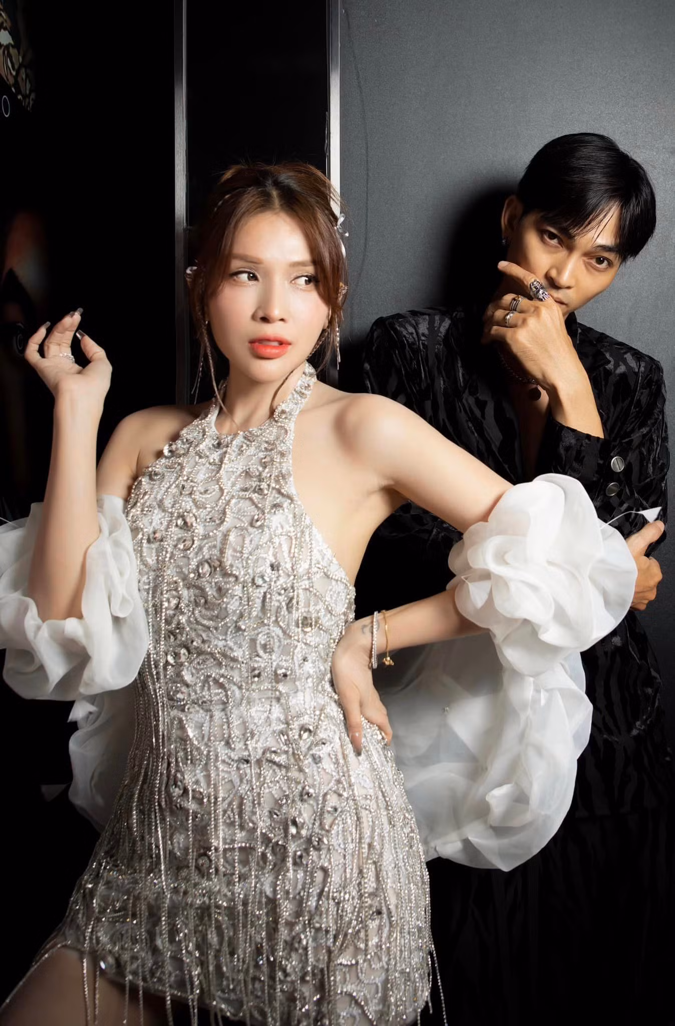 Khả Như cực "slay" khi chung khung hình với "tình cũ" - đạo diễn, diễn viên Khương Ngọc.