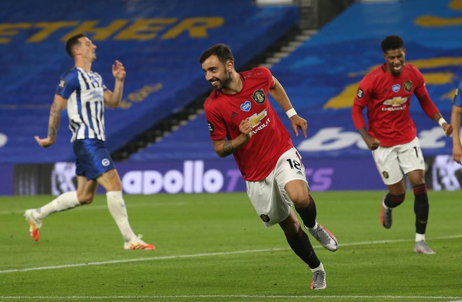 Ở lượt đi, M.U từng đánh bại Brighton với tỉ số 3-2