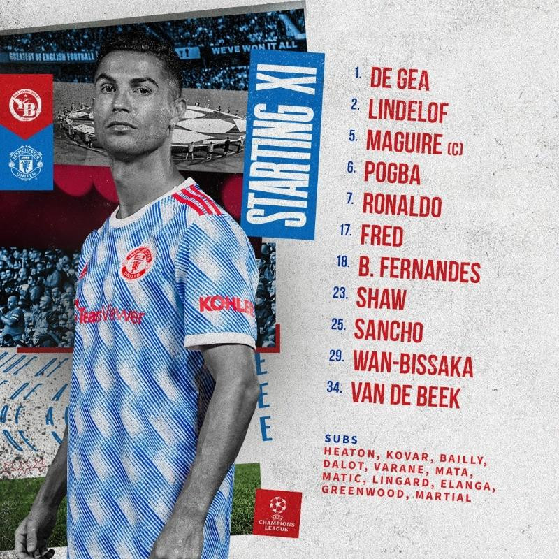 Young Boys vs MU 2-1: Wan-Bissaka nhận thẻ đỏ, MU thua sốc ảnh 1