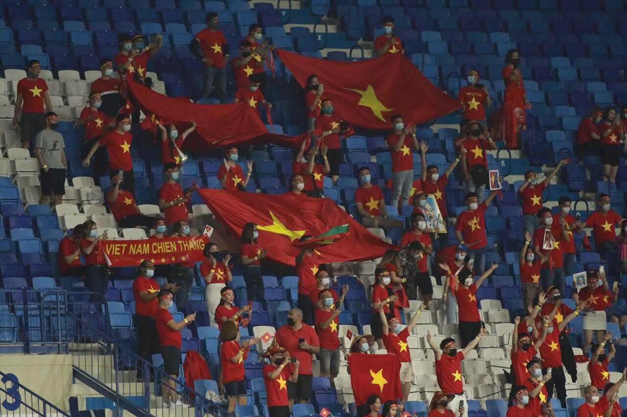 Đây là nguồn động viên lớn cho tuyển Việt Nam. Ảnh: Hữu Phạm